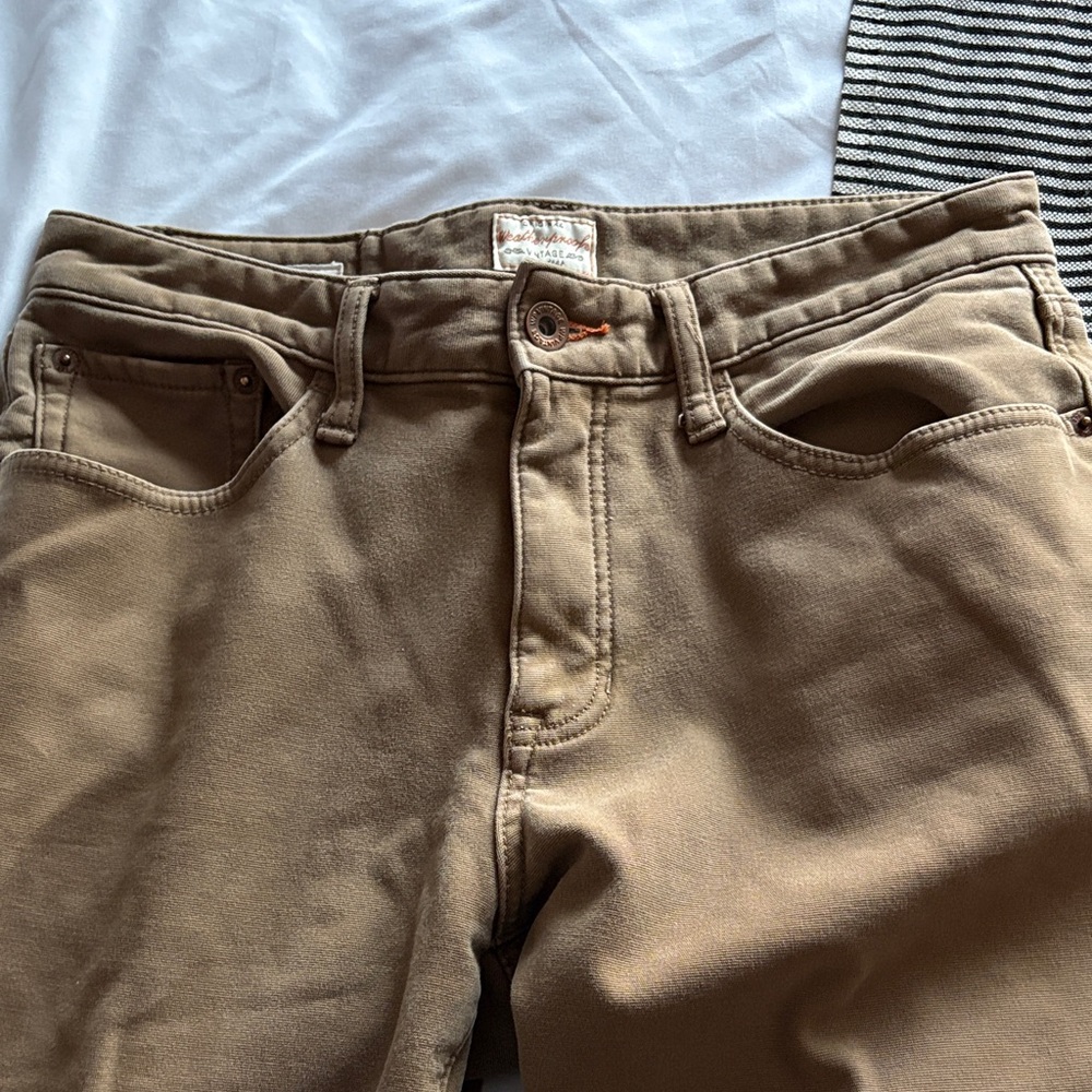 Weatherproof Vintage Tan fleece lined Trousers